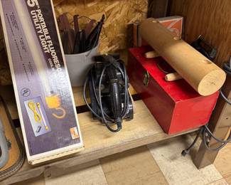 basement to the left then tool room on the right.