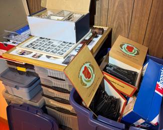 bottom of basement stairs