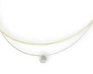 14k Gold Wire Omega Link Necklaces 6g Total