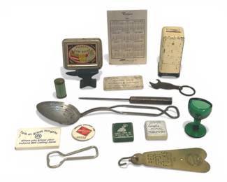 Group Of Vintage Advertising Items