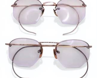 2 Pairs Of Vintage Gold Filled Glasses