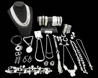Silver Toned Costume Jewelry