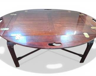 Henredon Cherry Wood Butlers Coffee Table