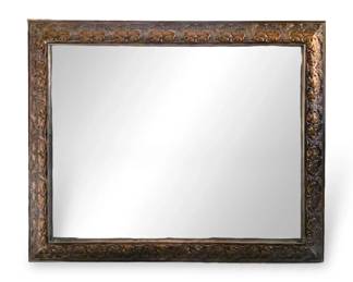 Large Beveled Glass Mirror 37 x 27