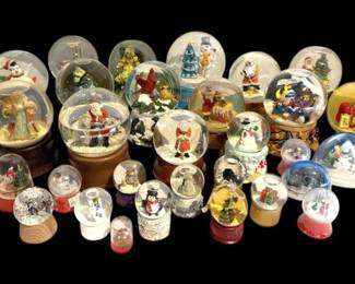 Christmas Themed More Snow Globes