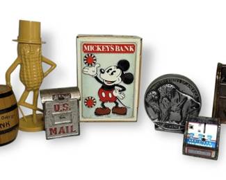 Vintage Themed Coin Banks
