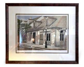 Paul de la Fille Signed Numbered Lithograph of New Orleans