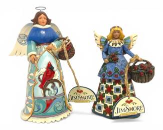 Two Jim Shore Heartwood Creek Figures