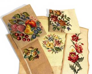 Group Of Needlepoint Projects