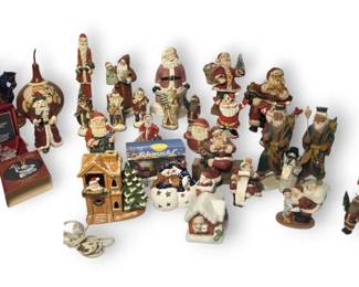Lot Of Santas Goebel, Waterford, Homecoming More