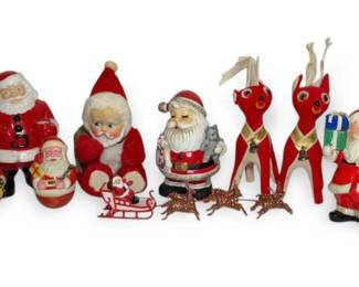 Vintage Santa Claus Figurines