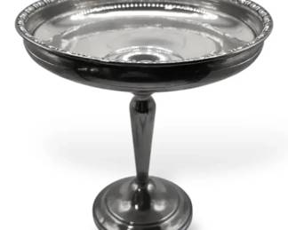 Sterling Silver Weighted Compote 6.25 Tall 255g