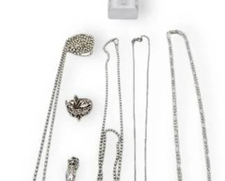 Sterling Silver Chains, Necklaces Ring