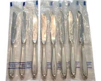 International Sterling Prelude 9.25 Sterling Handle Butter Knives 569g Total