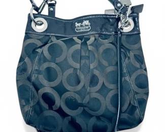 Coach Madison Monogram Canvas Shoulder Bag