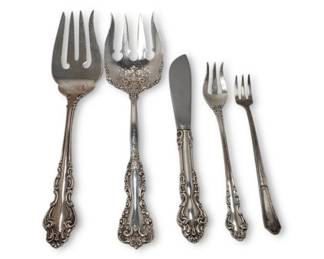 Sterling Silver Serving Utensils Including Reed Barton 257g Total