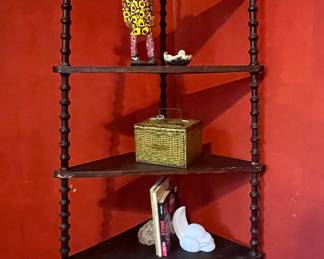 19th century Americana corner shelf