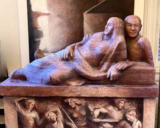 Suzanne Arnold mixed media sculpture