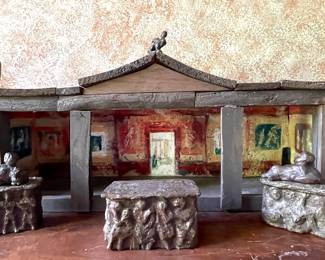 Suzanne Arnold mixed media construction