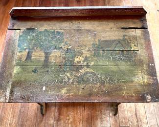 Late 19th century Americana, child’s desk, original paint