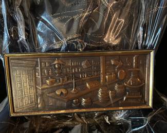 Antique Copper Colored Wall Hanging