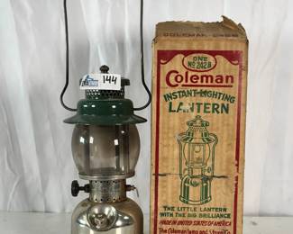 Vintage Coleman 242B Lantern 1940's, In Original Box