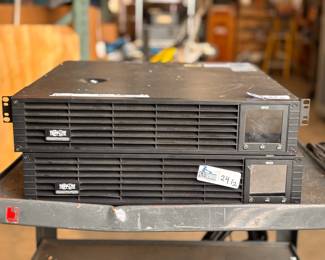 Lot of 2 Tripp Lite Smartpro Smart3000RMXL2U 3000va Rack-mountable UPS' 2.65 Kva/2.9 Kw