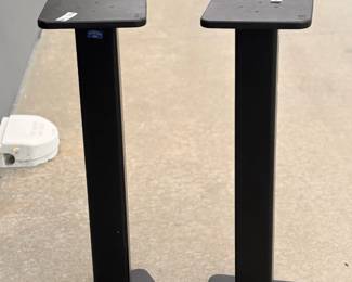 Lot of 2 Speaker Stands, Platform Measures 10x10"