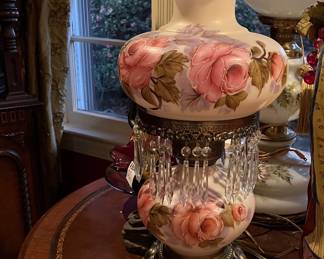 Gone With The Wind  lamp. Missing crystals