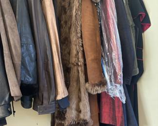Wonderful men’s vintage clothing including Ralph Lauren, Abercrombie & Fitch, Banana Republic, leather jackets, suits…
