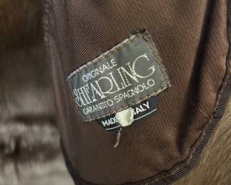 Full length shearling coat by Garantito Spagnolo (Italy)