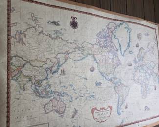 Large wall map