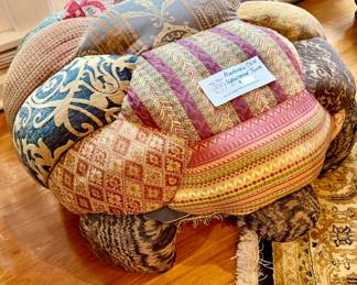 MacKenzie Child's rare turtle stool.