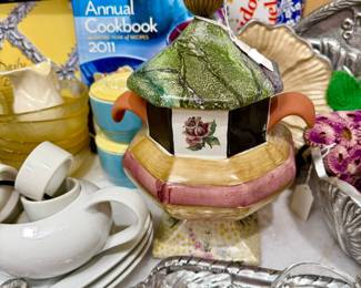 MacKenzie Childs clay pot.