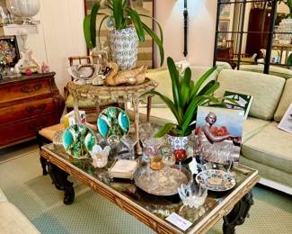 Custom coffee table full!