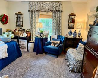 Lovely Blue and White room!