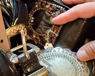 Good selection of women's belts.