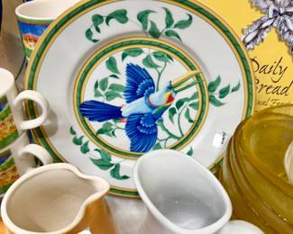 Hermes "Tucans" plate.