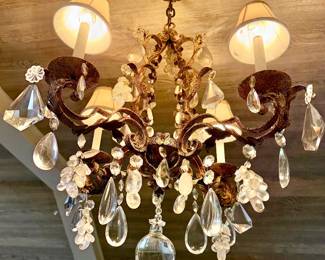 Second chandelier for sale.