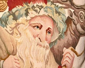 Wonderful Santa Aubusson pillows.