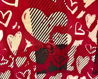 Burberry silk scarf.