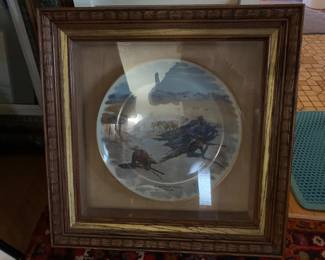 Frederic Remington Gorman plates with Frame