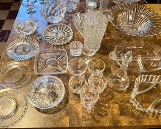 Vtg Crystal Ware