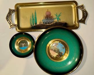 Vtg Israel (Haifa) Metal Ware
