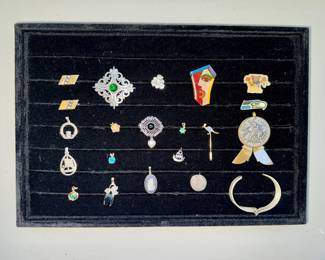 Vintage Pendants and Pins