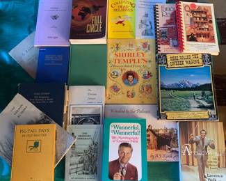 Vtg books signed by author (eg Lawrence Welk, Shirley Temple Black)