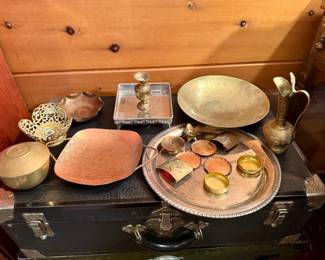 Vintage Suitcases & metal collection