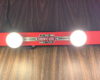 Vtg Mov-E-Lite from by Acme-Lite of Chicago, dual switches