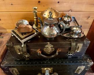 Vintage Suitcases & metal collection