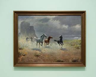 "Free as the Wind” print on canvas by August Albo